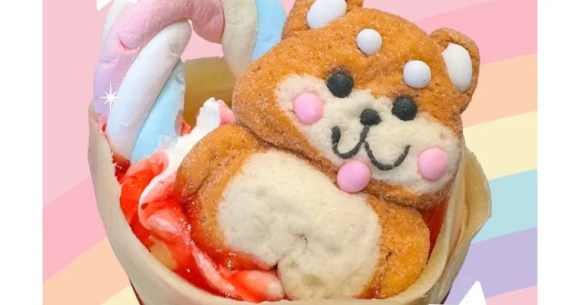 Tokyo’s adorable Shiba Inu crepe might be the most Harajuku you can wrap in a dessert